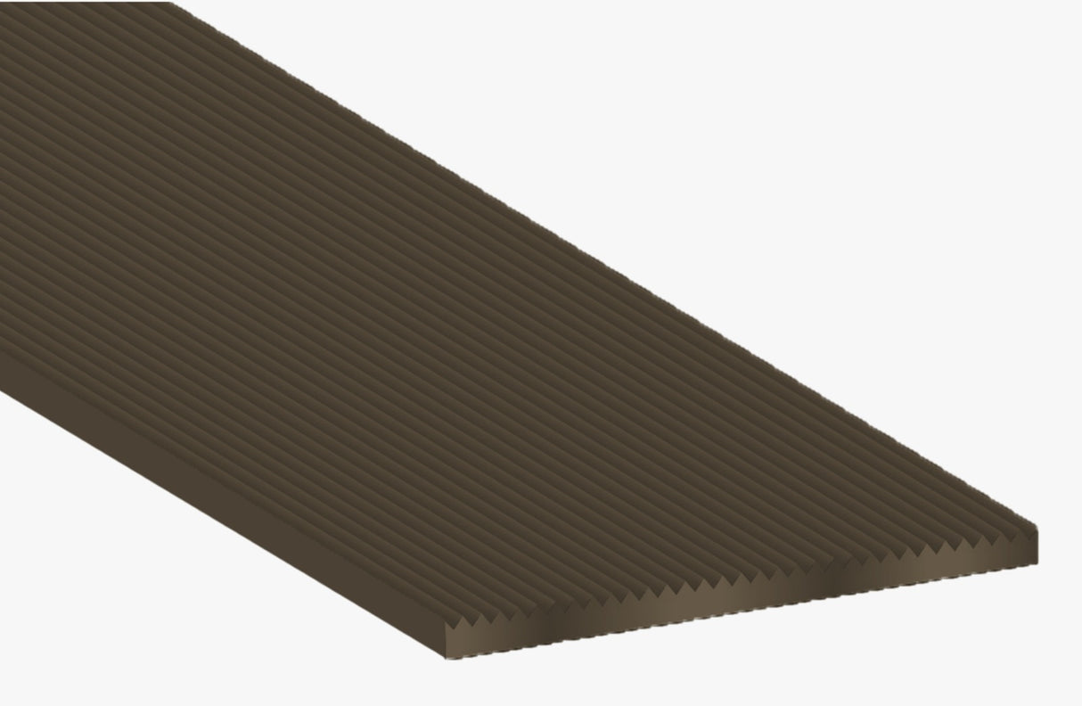 Tadao® Aluminium Corrugated - 50 x 3mm