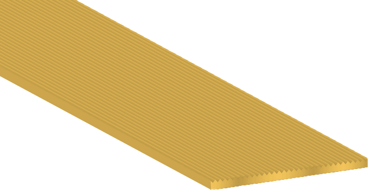Tadao® Brass Corrugated - 50 x 3mm