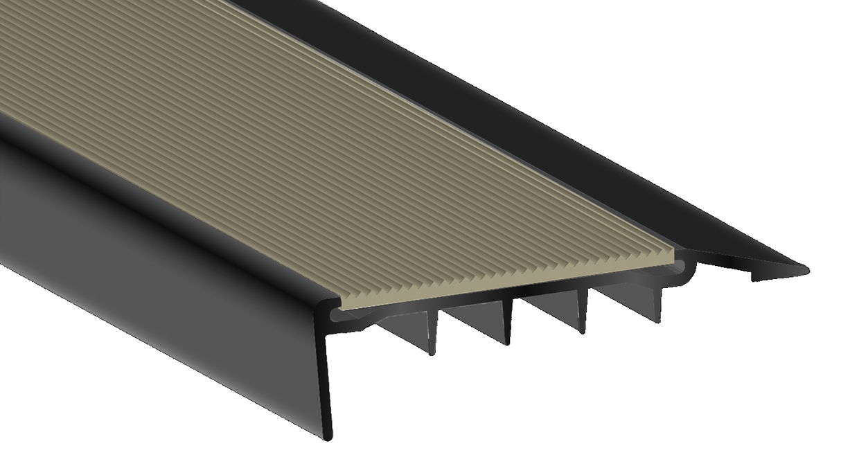 Venturi® Aluminium Carpet with Underlay - 20 x 75 x 6mm