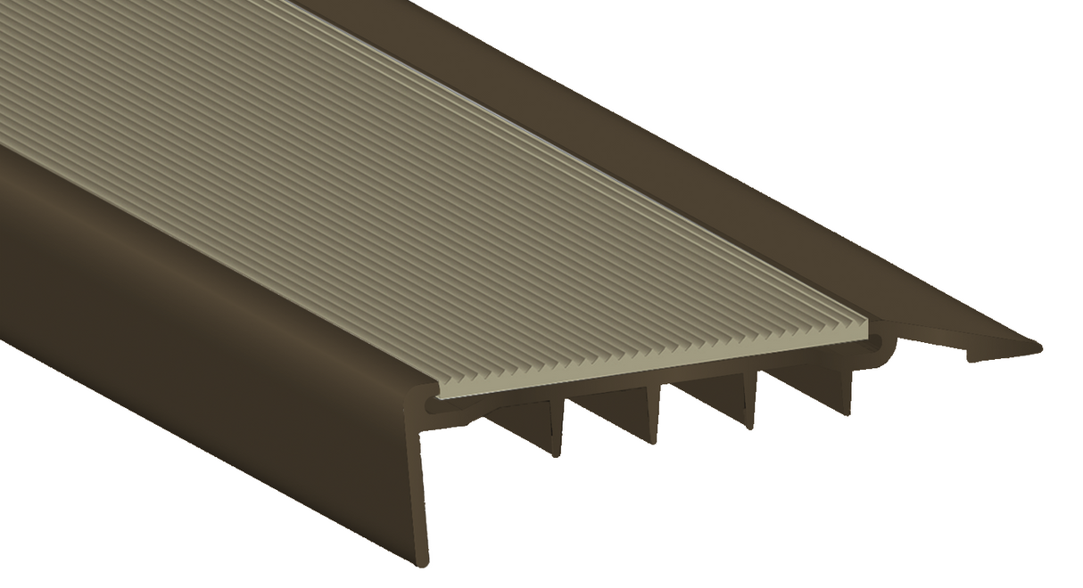 Venturi® Aluminium Carpet with Underlay - 20 x 75 x 6mm