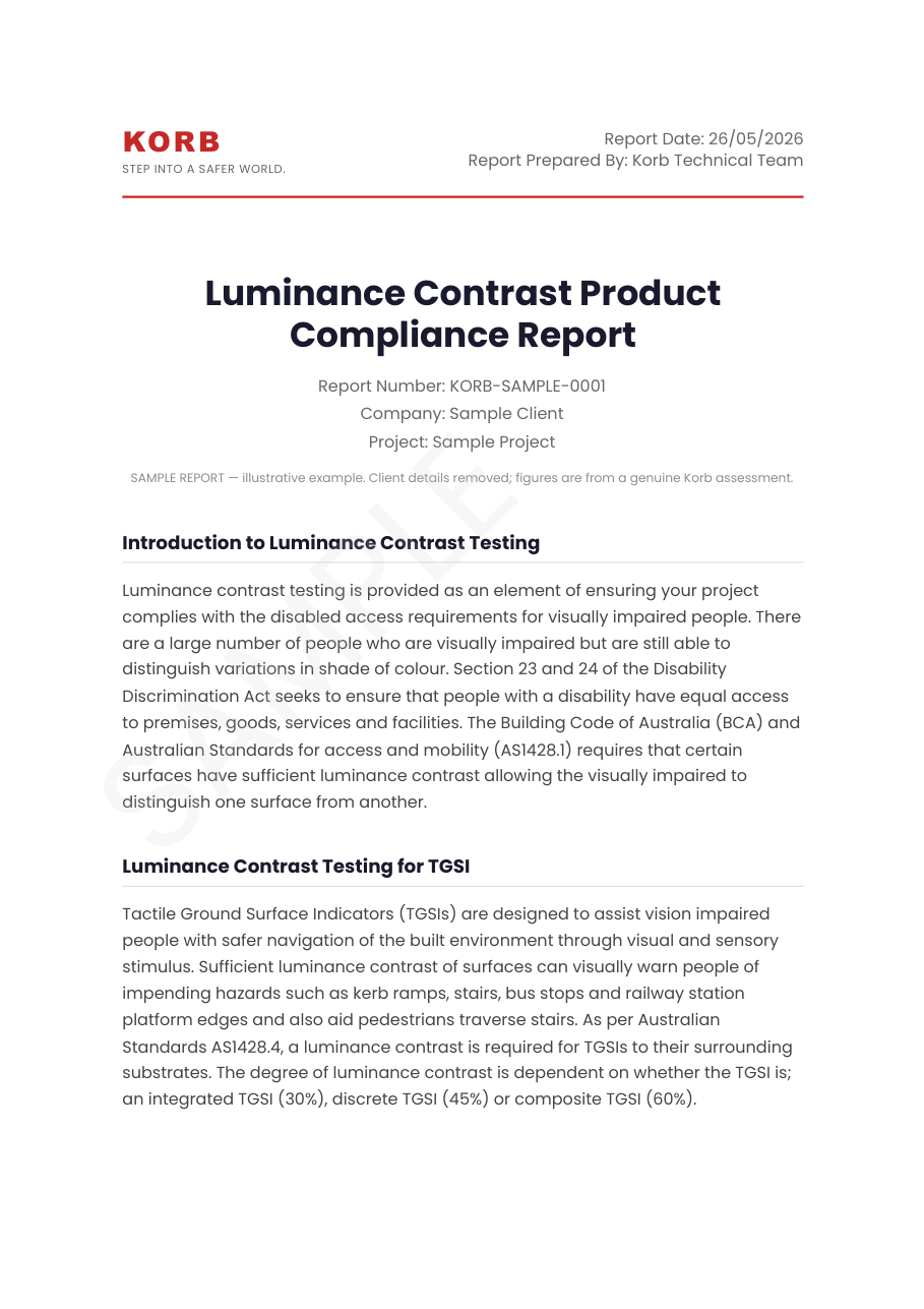 Sample Korb LRV Assessment Report