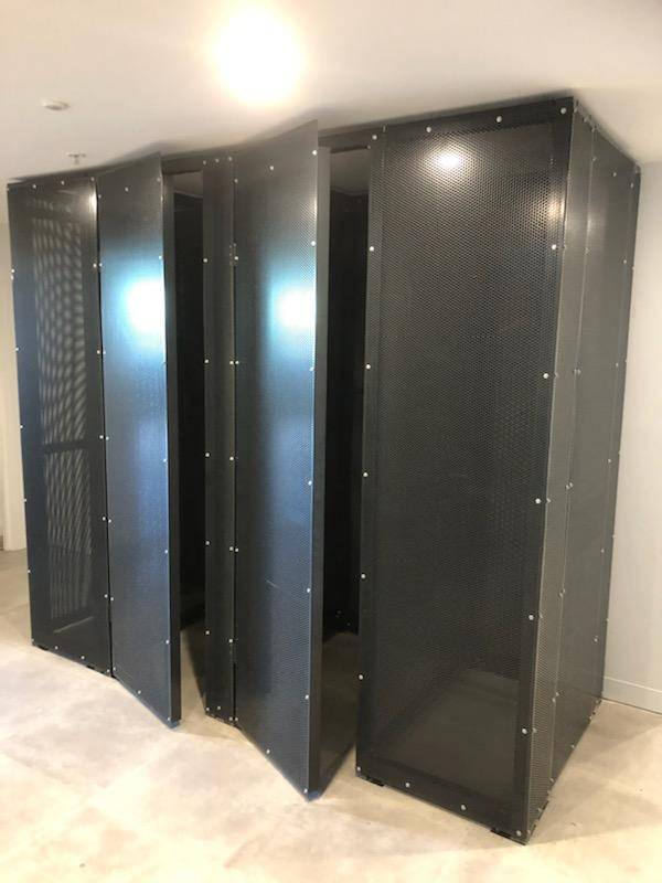 Service enclosures and screens
